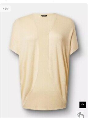 Light Yellow/Cream Coccoon Cardigan